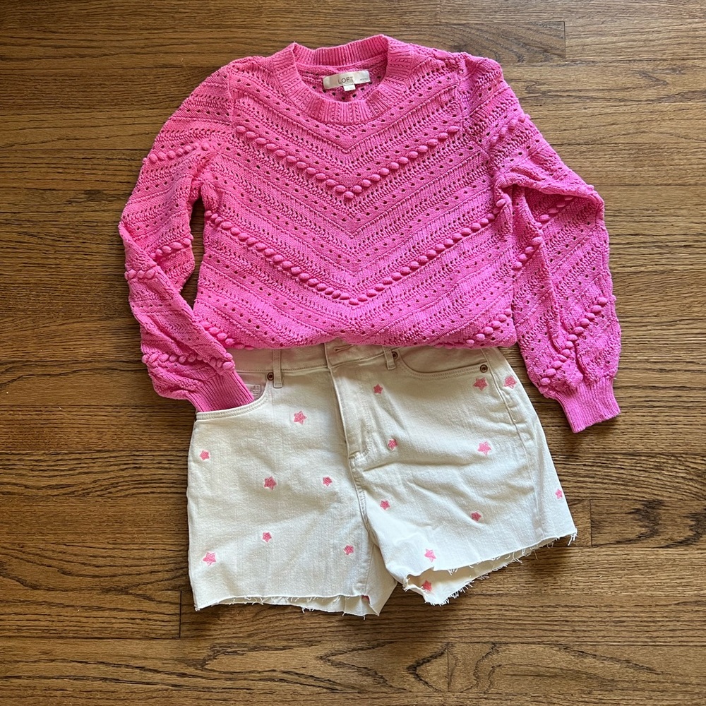 NWT Petite Starfish High Rise Cutoff Denim Shorts | 26P